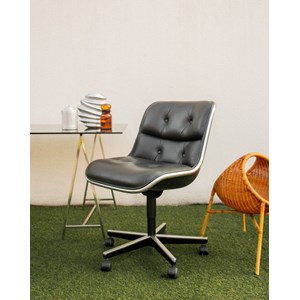 Fauteuil charles pollock pour knoll n°799