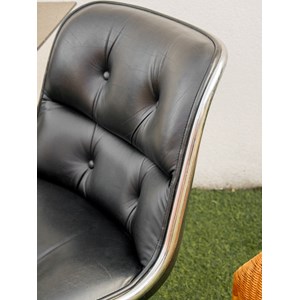Fauteuil charles pollock pour knoll n°799