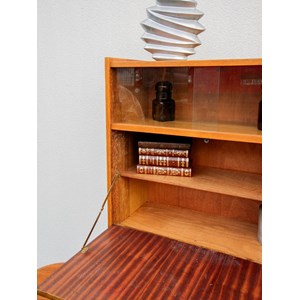 Secrétaire mid-century en bois n°128