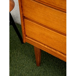 Secrétaire mid-century en bois n°128