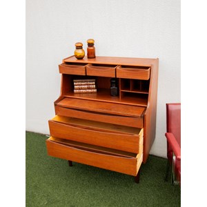 Secrétaire scandinave en bois n°127
