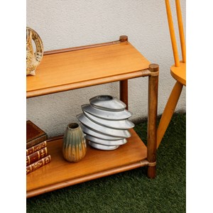 Table d'appoint en bambou et teck n°773