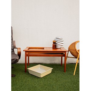 Table basse à jardinière intégrée n°722