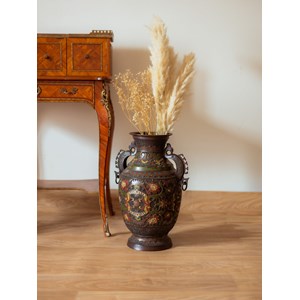 Paire de vases du japon en bronze n°100