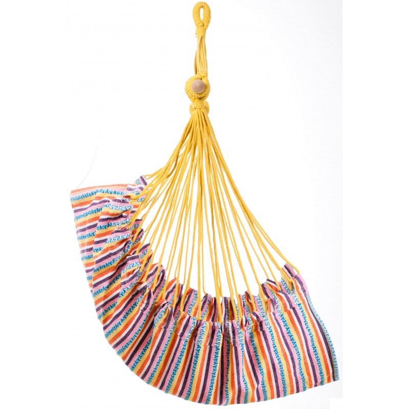 Petite chaise hamac rose