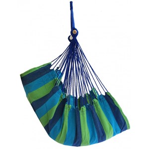 Hamac chaise bleu et vert