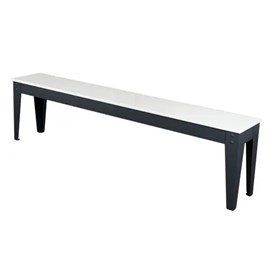 Banc intérieur gris-blanche