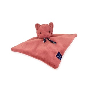 Chat dorlotin - doudou plat rose