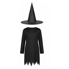 Costume halloween sorciere 4-6 ans