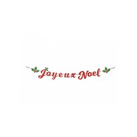 Guirlande deco lettres joyeux noel