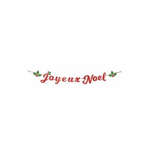 Guirlande deco lettres joyeux noel