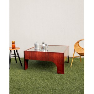 Table basse en palissandre claudio salocchi n°729