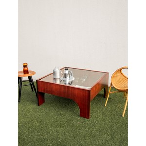 Table basse en palissandre claudio salocchi n°729