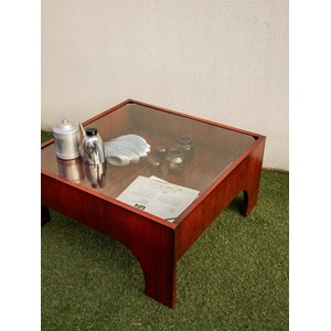 Table basse en palissandre claudio salocchi n°729