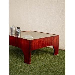 Table basse en palissandre claudio salocchi n°729