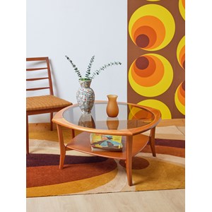 Table basse scandinave en bois clair n°735