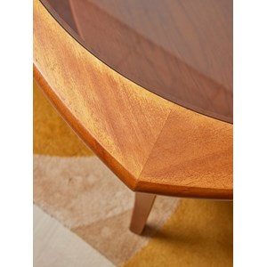 Table basse scandinave en bois clair n°735