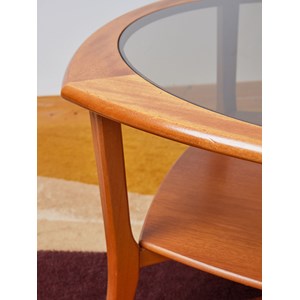 Table basse scandinave en bois clair n°735