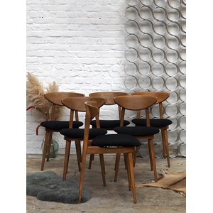 Alma, le lot de 6 chaises baumann n°1186