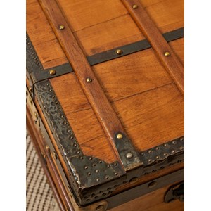 Grande malle en bois et métal  n°241