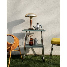 Table d'appoint industrielle chromée n°779