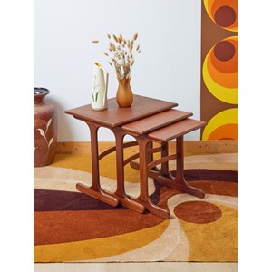 Tables gigognes scandinaves en bois n°129