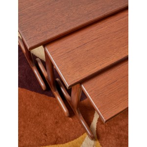 Tables gigognes scandinaves en bois n°129