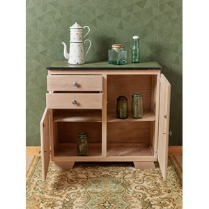 Buffet de cuisine en bois clair n°497