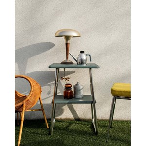 Table d'appoint industrielle en chrome n°778