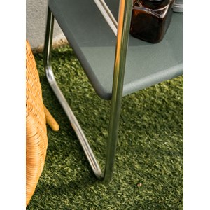 Table d'appoint industrielle en chrome n°778