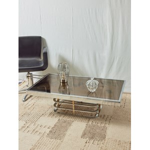 Donna, la table basse en chrome n°681