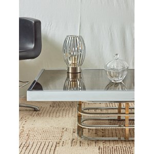 Donna, la table basse en chrome n°681