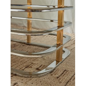Donna, la table basse en chrome n°681