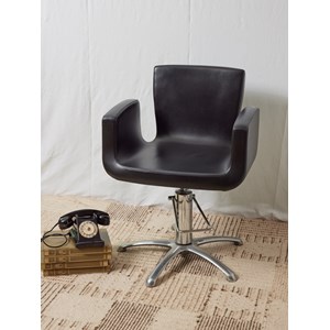 Fauteuil de coiffeur en cuir n°748