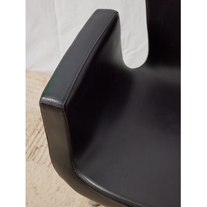 Fauteuil de coiffeur en cuir n°748