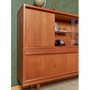 Grande vitrine en teck n°131