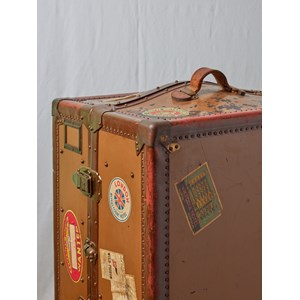 Grande malle cabine en métal n°246