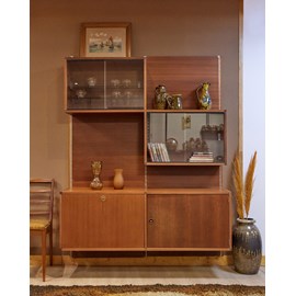 Étagère modulable en bois clair n°235