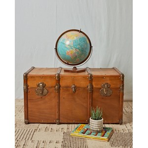 Grande malle en bois clair n°237