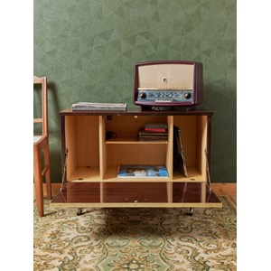 Meuble vinyle verni en bois n°496