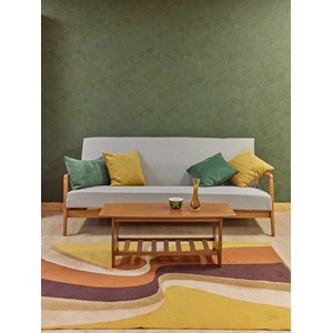 Nsemble de salon scandinave en bois clair n°122