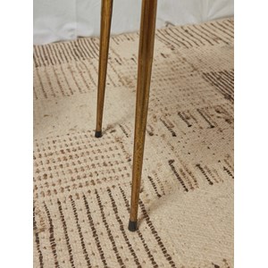 Donna, la table basse en laiton n°680