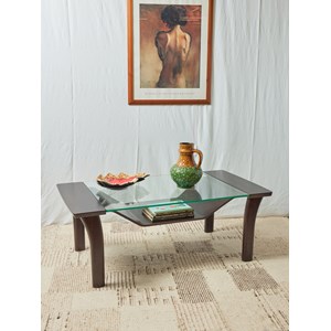 Table basse en bois foncé n°679