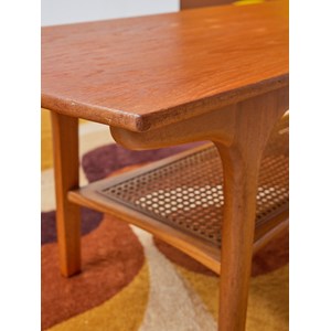 Table basse scandinave en bois clair n°733