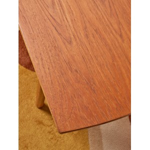 Table basse scandinave en bois clair n°733