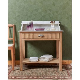 Coiffeuse en marbre blanc n°233