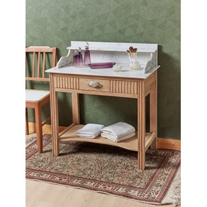 Coiffeuse en marbre blanc n°233