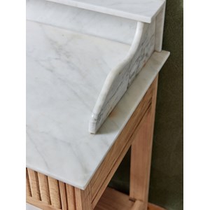 Coiffeuse en marbre blanc n°233