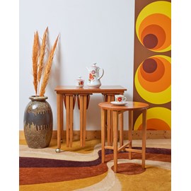 Table d'appoint modulable en bois n°782