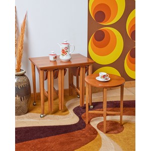 Table d'appoint modulable en bois n°782